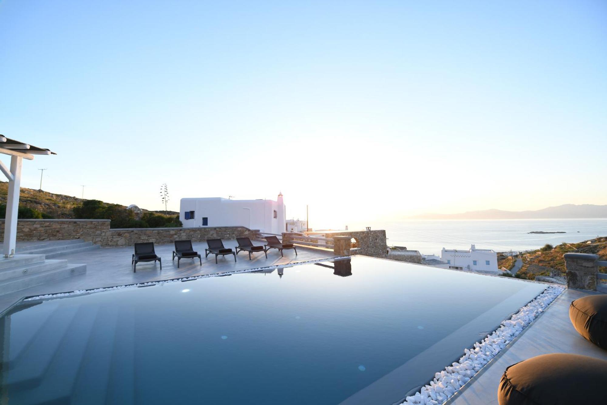 Villa Anema Mykonos - Blue Views Mykonos Villas Mykonos Town Eksteriør billede