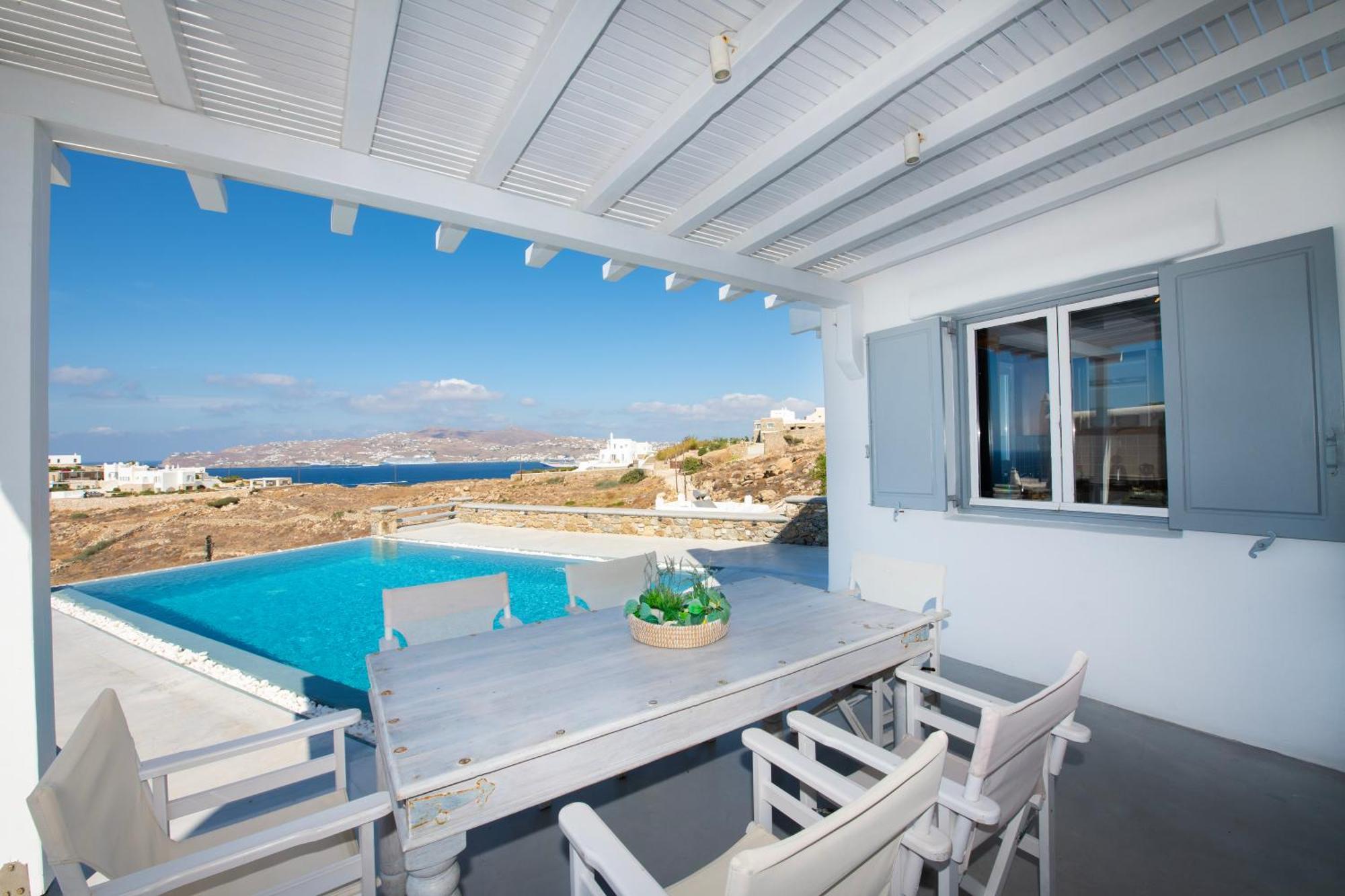 Villa Anema Mykonos - Blue Views Mykonos Villas Mykonos Town Eksteriør billede