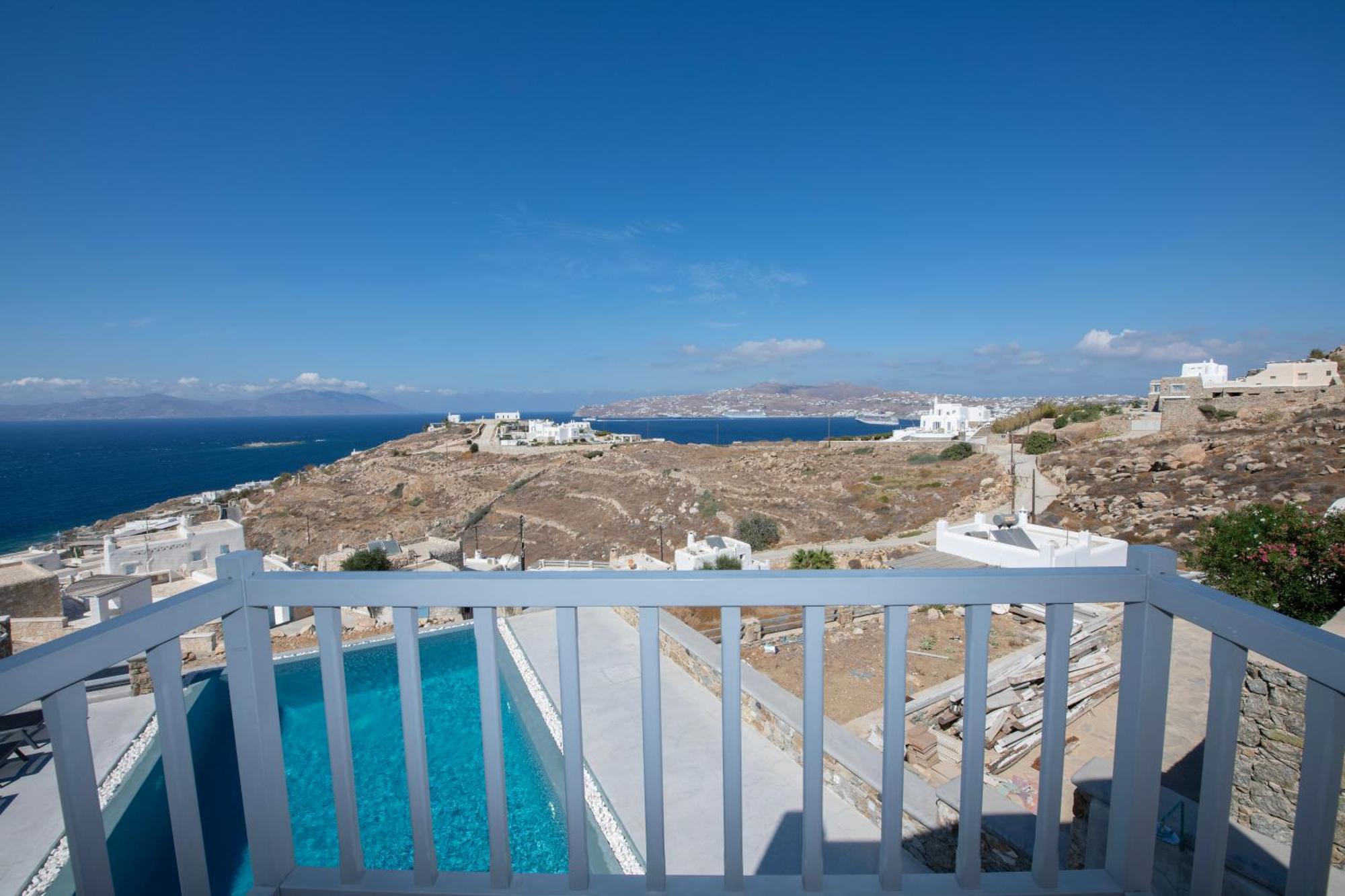 Villa Anema Mykonos - Blue Views Mykonos Villas Mykonos Town Eksteriør billede
