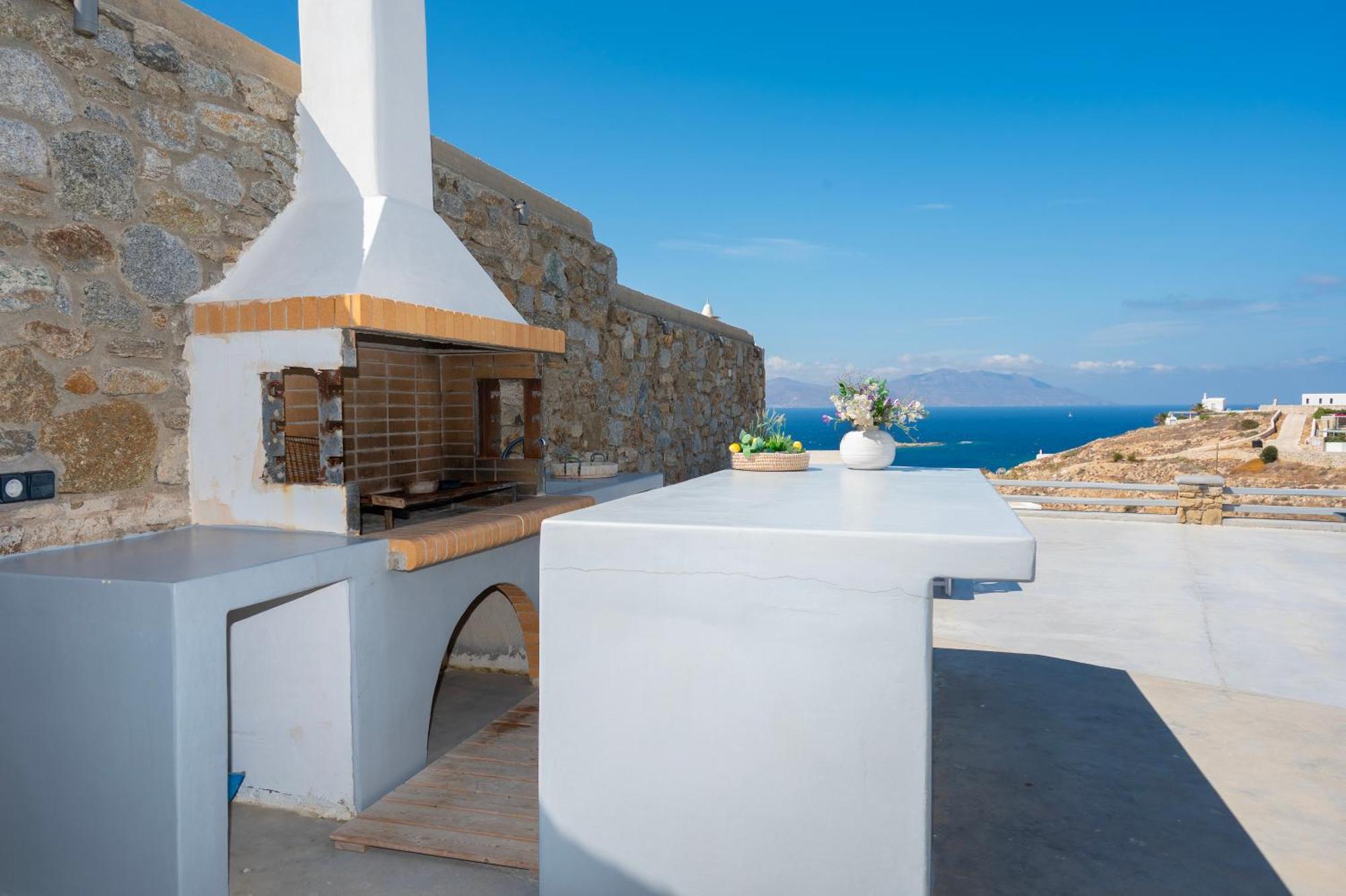 Villa Anema Mykonos - Blue Views Mykonos Villas Mykonos Town Eksteriør billede
