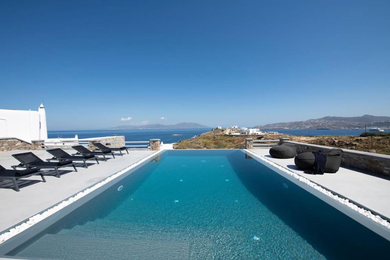 Villa Anema Mykonos - Blue Views Mykonos Villas Mykonos Town Eksteriør billede