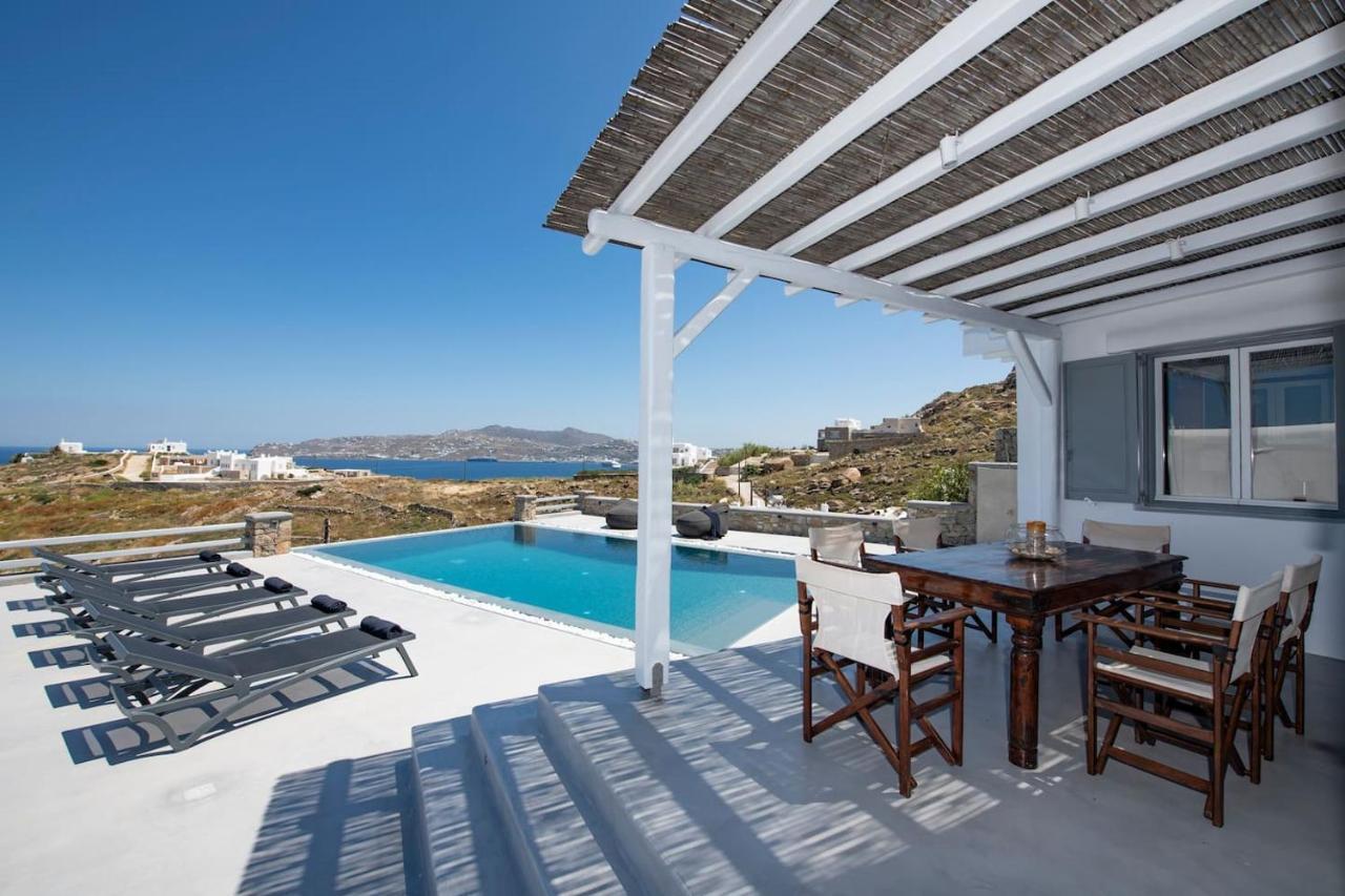 Villa Anema Mykonos - Blue Views Mykonos Villas Mykonos Town Eksteriør billede