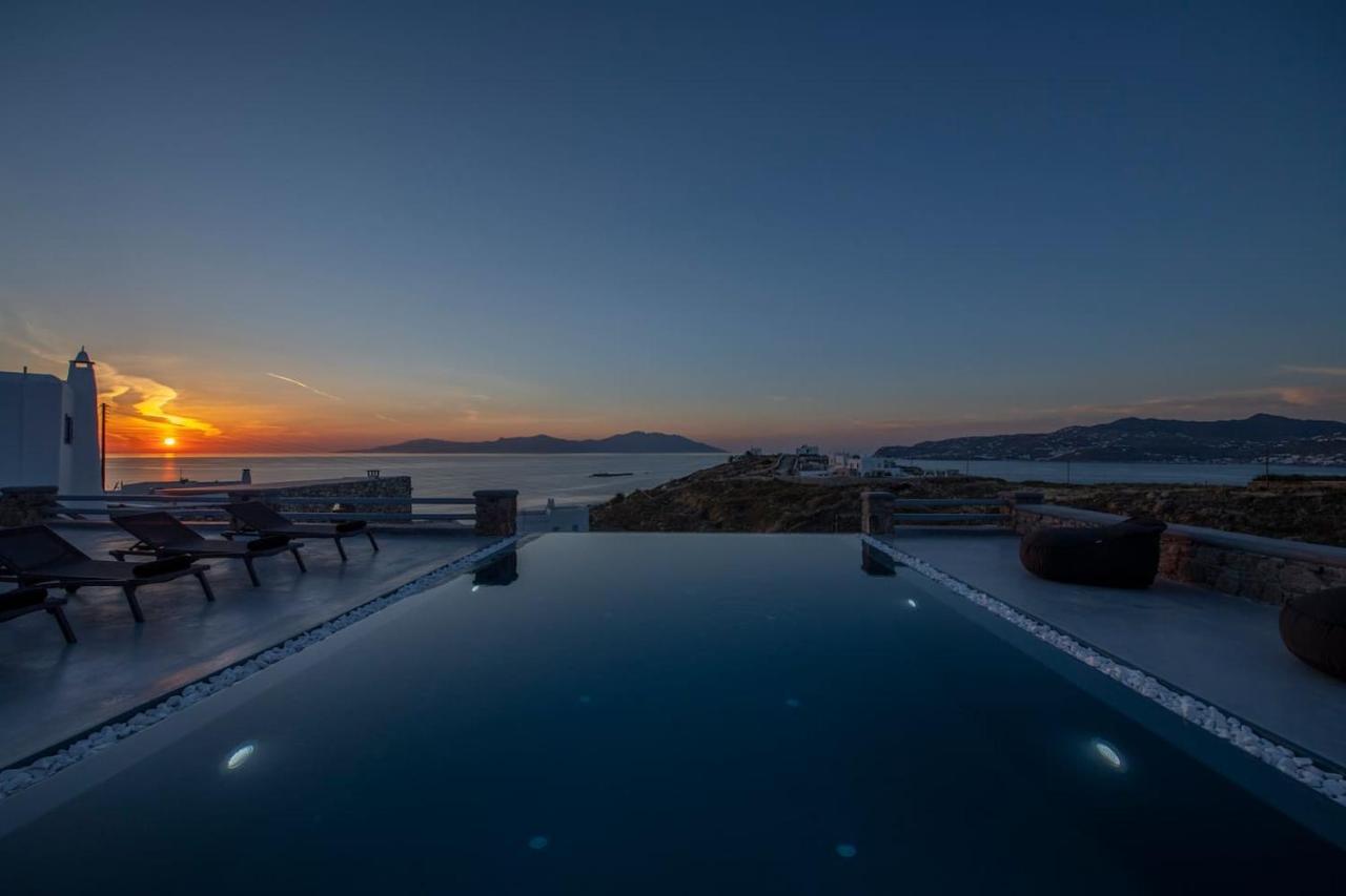 Villa Anema Mykonos - Blue Views Mykonos Villas Mykonos Town Eksteriør billede