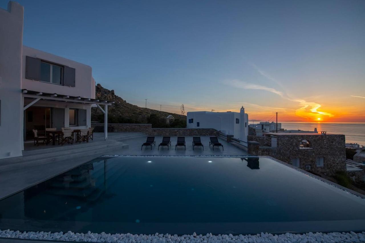 Villa Anema Mykonos - Blue Views Mykonos Villas Mykonos Town Eksteriør billede