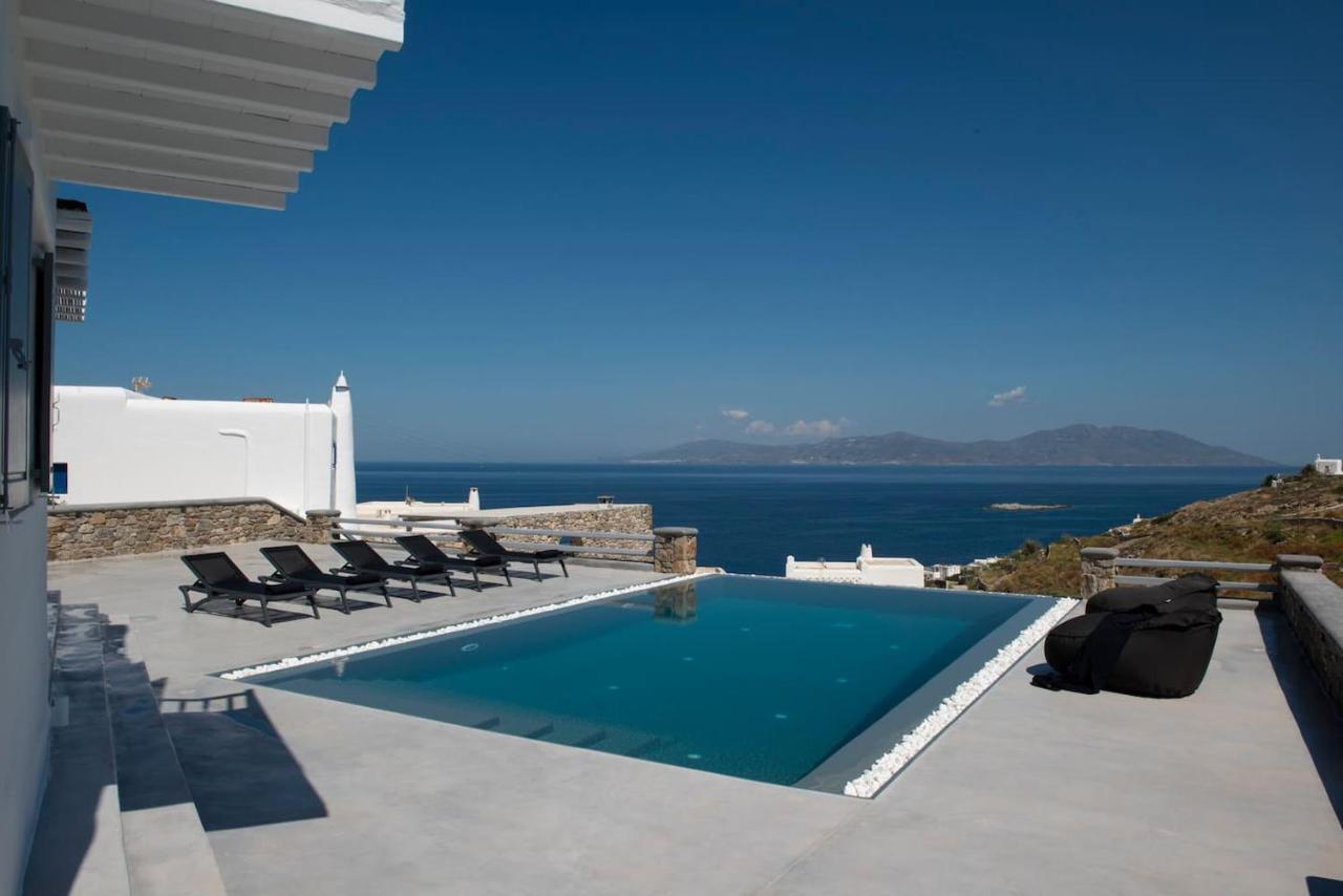 Villa Anema Mykonos - Blue Views Mykonos Villas Mykonos Town Eksteriør billede