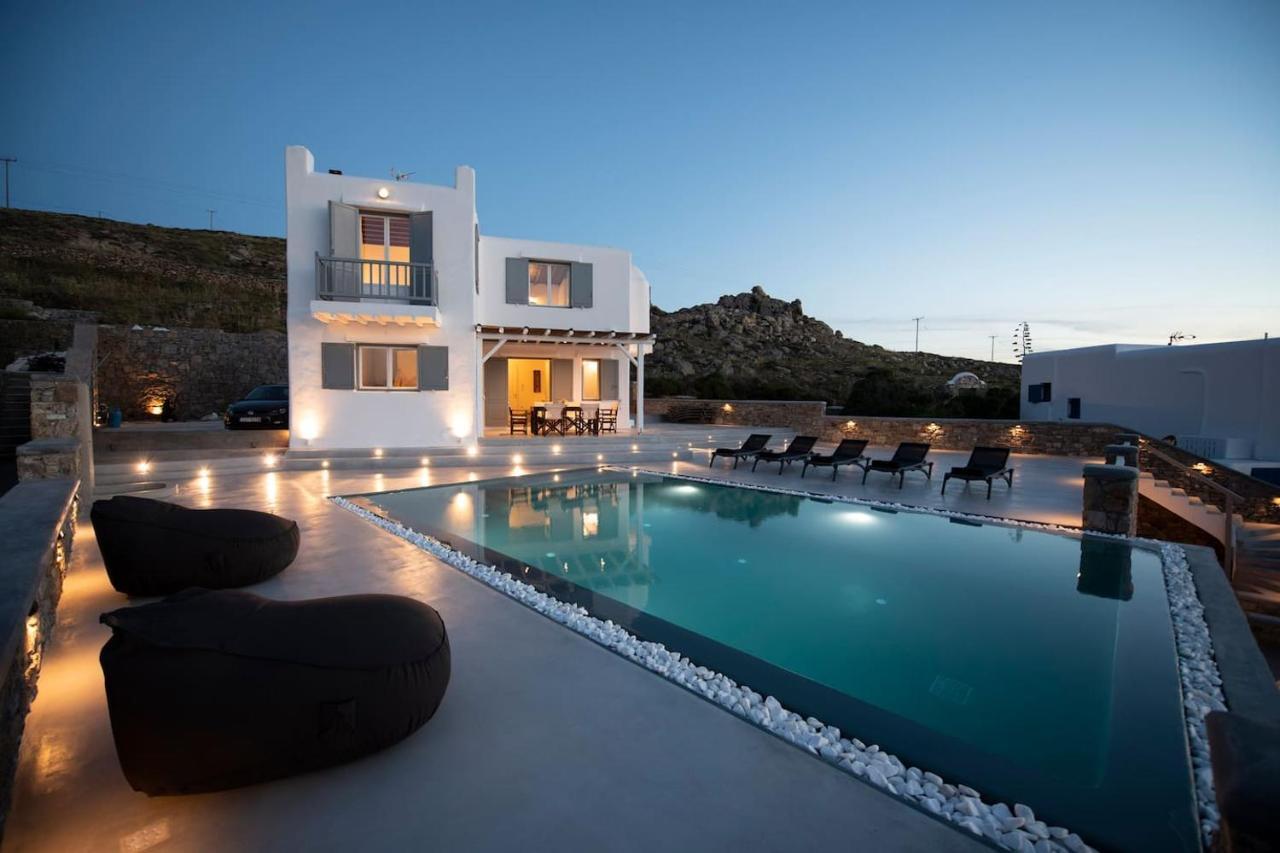 Villa Anema Mykonos - Blue Views Mykonos Villas Mykonos Town Eksteriør billede
