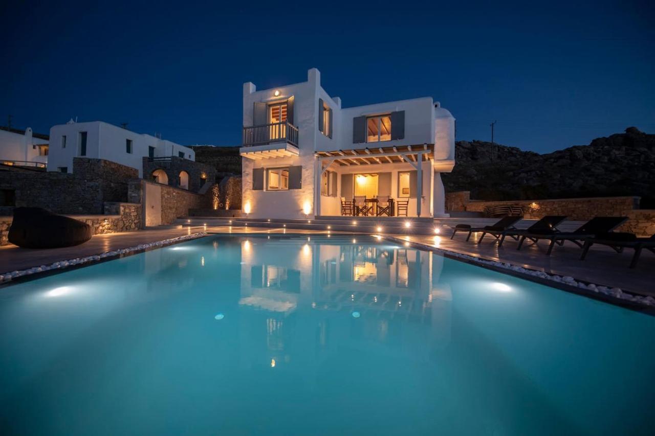 Villa Anema Mykonos - Blue Views Mykonos Villas Mykonos Town Eksteriør billede